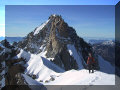 Droites Summit (View from east) + Guenter (76125 bytes)